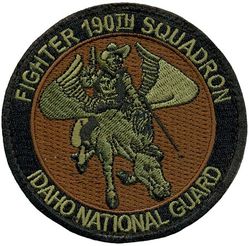 190th Fighter Squadron Morale Operation FREEDOM SENTINEL 2020 
Keywords: OCP