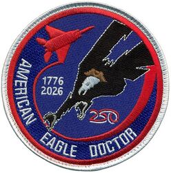 194th Fighter Squadron USA 250th Anniversary F-15 Flight Surgeon
