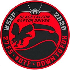 27th Fighter Squadron F-22 Pilot Exercise COMBAT HAMMER 2020
Keywords: PVC