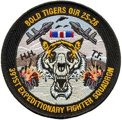 391st Expeditionary Fighter Squadron Operation INHERENT RESOLVE 2025-2026
