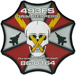 493d Fighter Squadron F-15C 86-0164
Keywords: PVC