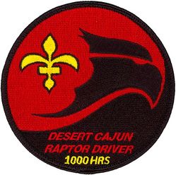 706th Fighter Squadron F-22 Pilot 1000 Hours
