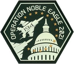 194th Fighter Squadron Operation NOBLE EAGLE 2021
