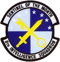 8th Intelligence Squadron Sentinel Of the Month
