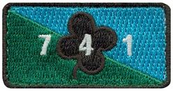 741st Missile Squadron Heritage Pencil Pocket Tab
Translation: FIDELITAS FORTITUDO = Fidelity Fortitude
