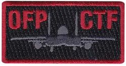 Operational Flight Program Combined Test Force F-15E Pencil Pocket Tab
The OFP CTF is a squadron-level organization that reports to both the 46th Test Wing and 53rd Wing for respective DT and OT management.
