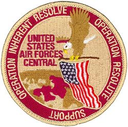 United States Air Forces Central Command Operations INHERNET RESOLVE &  RESOLUTE SUPPORT 2017
Keywords: desert