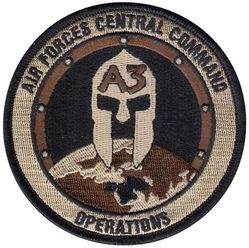 United States Air Forces Central Command Operations A3
Keywords: Desert