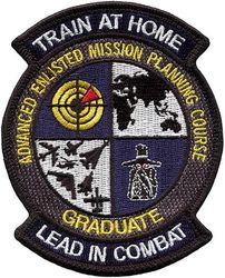 USAF Weapons School Advanced Enlisted Mission Planning Course Graduate
USAF Weapons School, Advanced Enlisted Mission Planning Course is for enlisted intelligence professionals that teaches advanced mission planning concepts for supporting major combat operations.
