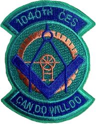 1040th Civil Engineering Squadron 
Only operational 1990-1991.
Keywords: subdued