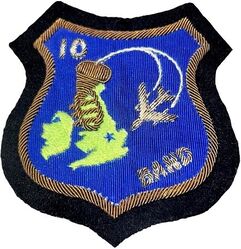 10th Tactical Reconnaissance Wing Band
Bullion blazer patch, German made.
