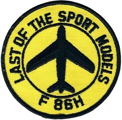 138th Tactical Fighter Squadron F-86H
Early 70s era.
