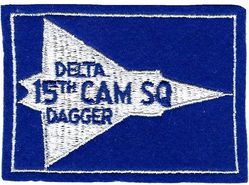 15th Consolidated Aircraft Maintenance Squadron F-102
On felt.
