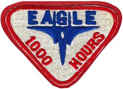 18th Tactical Fighter Wing F-15 1000 Hours
Korean made, sewn to leather.
