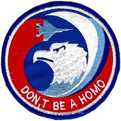 18th Wing F-15 Pilot Morale
Single seat F-15C pilot reference to multi-crew F-15E and F-4 aircraft, suggesting that two men together is abnormal. Korean made.
