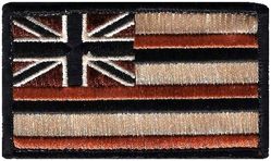 199th Fighter Squadron Hawaii Flag
The HANG have traditionally worn the Hawaiian flag on their left shoulder. Unit issued.
Keywords: Desert
