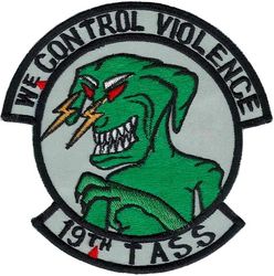 19th Tactical Air Support Squadron (Light) 
Korean made.
