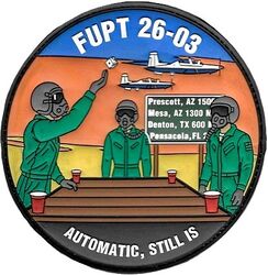 Class 2026-03 Future Undergraduate Pilot Training
Keywords: PVC