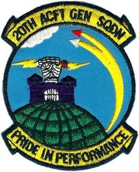 20th Aircraft Generation Squadron 
UK made.
