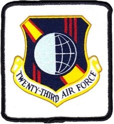 23d Air Force
Silkscreened patch.

