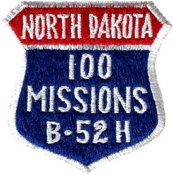 23d Bombardment Squadron, Heavy B-52H 100 Missions Morale
Made in jest as the B-52H never deployed to SEA, it was dedicated to the nuclear deterrent mission. Thai made during the SEA war.
