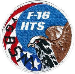 23d Fighter Squadron F-16 HARM Targeting System Swirl
