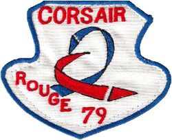23d Tactical Fighter Wing Exercise CORSAIR ROUGE 1979
Aircrew and maintenance crews from the 116th Tactical Fighter Wing took advantage of a deployment in 1979 to obtain realistic training with their F-105Gs. The CORSAIR ROUGE exercise was held at England Air Force Base, Louisiana in April. Throughout the CORSAIR ROUGE Exercise the 116 TFW flew missions with A-7 and F-4 and active duty Air Force units. Taiwan made.
