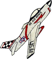 25th Fighter-Interceptor Squadron F-86D
Large jacket patch, Japan made.
