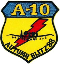 25th Tactical Fighter Squadron Exercise AUTUMN BLITZ 1988
Korean made. Detailed info need in this exercise.
