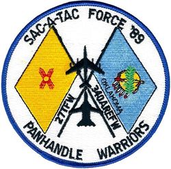 27th Tactical Fighter Wing and 340th Air Refueling Wing PROUD SHIELD 1989
PROUD SHIELD was the SAC annual Bombing and Navigation Competition to which TAC F-111s were invited. They partnered with the 340th AREFW tankers for the comp.
