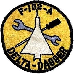 328th Consolidated Aircraft Maintenance Squadron F-102A
May have been used into OMS era post 1961. Japan made.
