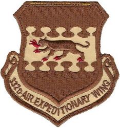 332d Air Expeditionary Wing
Afghan made.
Keywords: desert