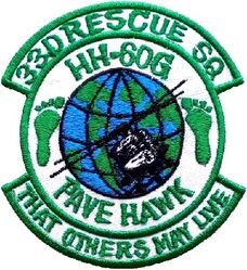 33d Rescue Squadron HH-60G
Korean made.
