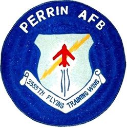3555th Flying Training Wing (Fighter) 
Used 52-54. Chenille made back patch.
