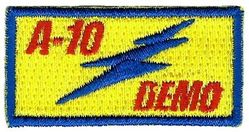 355th Wing A-10 West Demonstration Team Pencil Pocket tab
