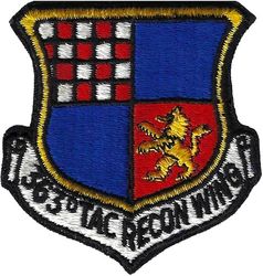 363d Tactical Reconnaissance Wing
Early 60s era.
