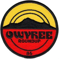 366th Tactical Fighter Wing  Owyhee Roundup 1986
Local 366th TFW hosted invitational competition. Named after the Owyhee Military Operating Airspace range that was used, it included the strike, air dominance recce and electronic warfare missions. Invited units could change from year to year.
