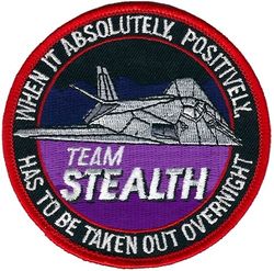 37th Fighter Wing F-117
As used by the wing in 1991.
