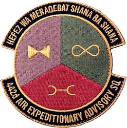 442d Air Expeditionary Advisory Squadron
Activated at Ebril Air Base in Iraq on 17 January 2017 to provide combat support to Operation Inherent Resolve, supporting the movement of cargo and personnel across the Combined Joint Task Force area of operations. It inactivated on the 10 June 2021. Iraqi made.
Keywords: subdued