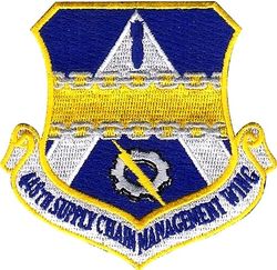 448th Supply Chain Management Wing
The 448th Supply Chain Management Wing serves as the single Air Force wholesale Supply Chain Management Wing manager responsible for all aspects of planning and execution of spares requirements for aircraft, engines, intercontinental ballistic missiles, Space and Command, Control, Communication and Intelligence, and a wide range of support equipment, pods, and missiles. 

