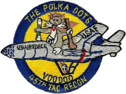 45th Tactical Reconnaissance Squadron, Photographic-Jet RF-101
Japan made.
