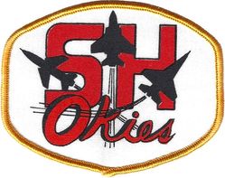 465th Tactical Fighter Squadron Morale
F-105, F-4, F-16 aircraft. Silkscreened hat patch.
