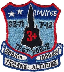 4786th Test Squadron SR-71/F-12 Test Force
Speed records set on 1 May 1965. Japan made.
