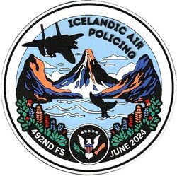 492d Fighter Squadron Icelandic Air Policing 2024
Keywords: PVC