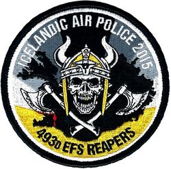 493d Expeditionary Fighter Squadron NATO ICELANDIC AIR POLICING 2015
Deployment to Keflavik, Iceland. Stood NATO alert commitment.
