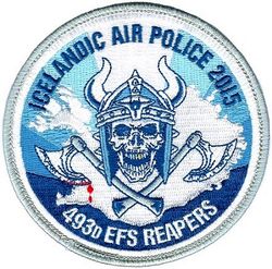493d Expeditionary Fighter Squadron NATO ICELANDIC AIR POLICING 2015
Deployment to Keflavik, Iceland. Stood NATO alert commitment. 
