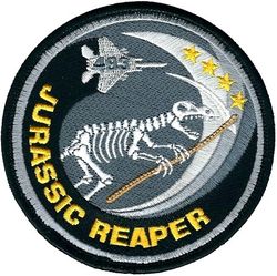 493d Fighter Squadron F-15 Pilot
Worn by unit Lt. Cols., the "old guys".
