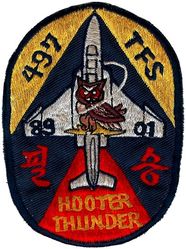 497th Tactical Fighter Squadron Exercise COPE THUNDER 1989-01
Last exercise attended by the unit prior to inactivating. Korean made.
