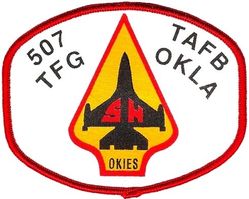 507th Tactical Fighter Group F-16
Silkscreened hat patch.
