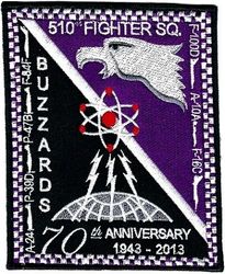 510th Fighter Squadron 70th Anniversary
Italian made.
